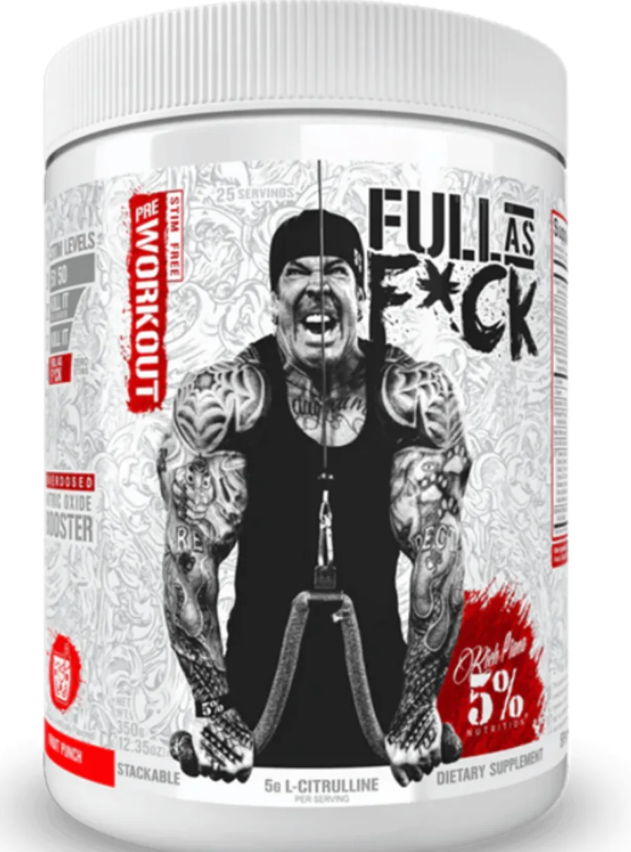 Rich Piana 5% Nutrition FULL AS F*CK Legendary Series 372g