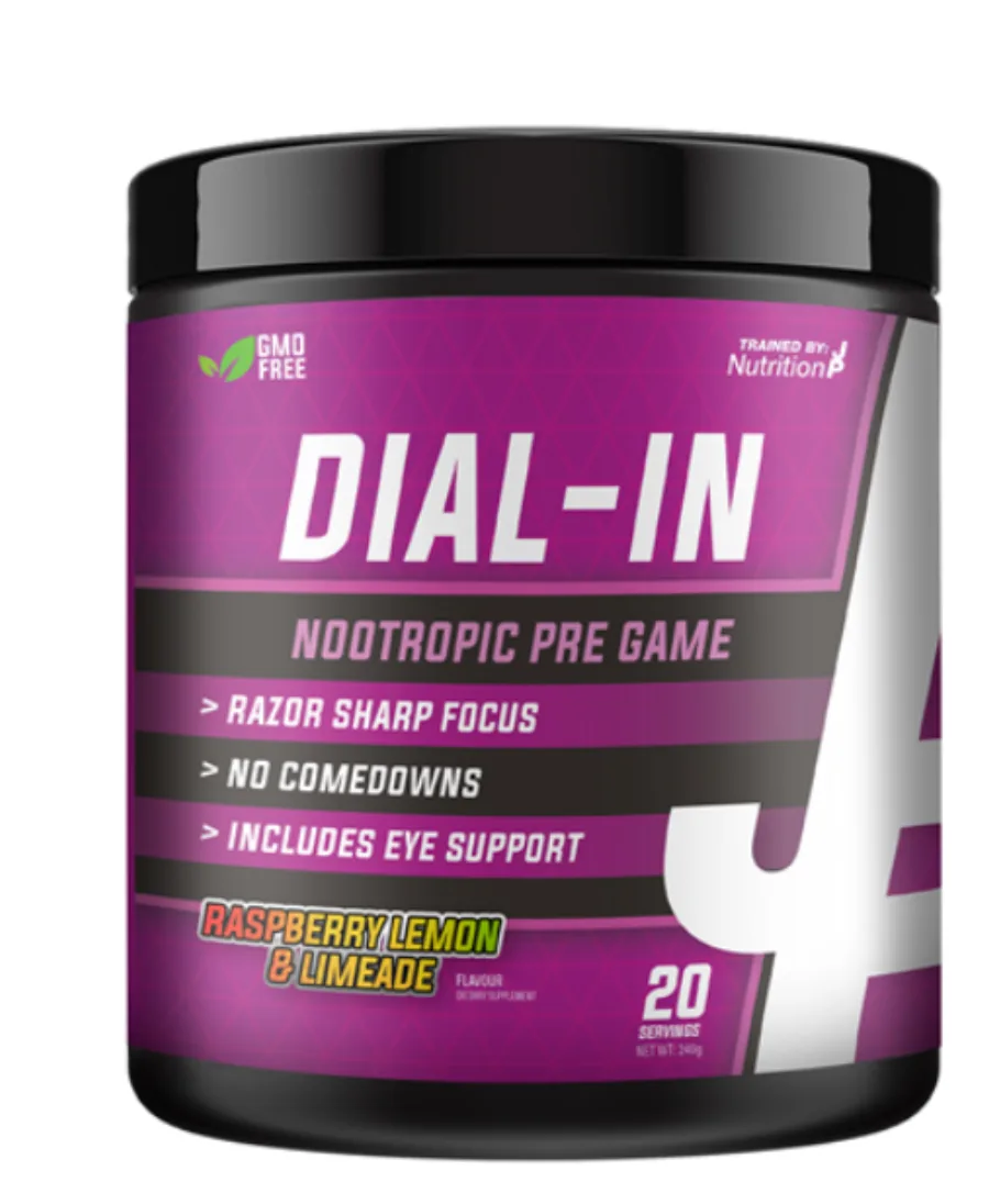 Trained By JP Dial In Nootropic 240g Raspberry Lemonade